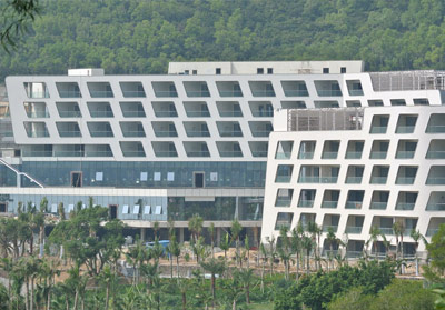 珠海格力南沙灣(wan)大酒店外牆及内(nèi)牆陽台